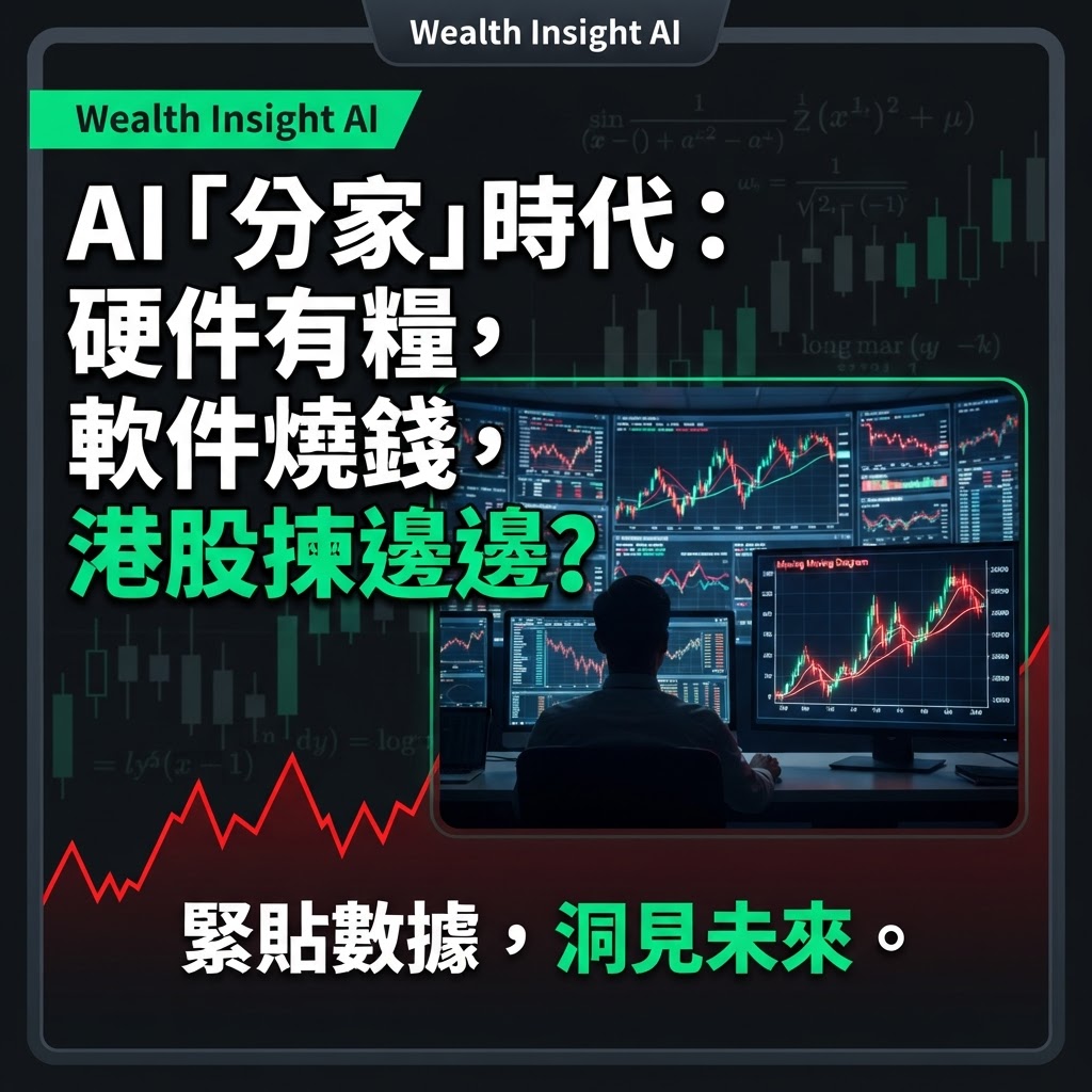 AI「分家」時代：硬件有糧，軟件燒錢，港股揀邊邊？