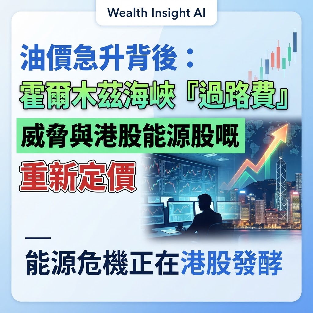 油價急升背後：霍爾木茲海峽『過路費』威脅與港股能源股嘅重新定價