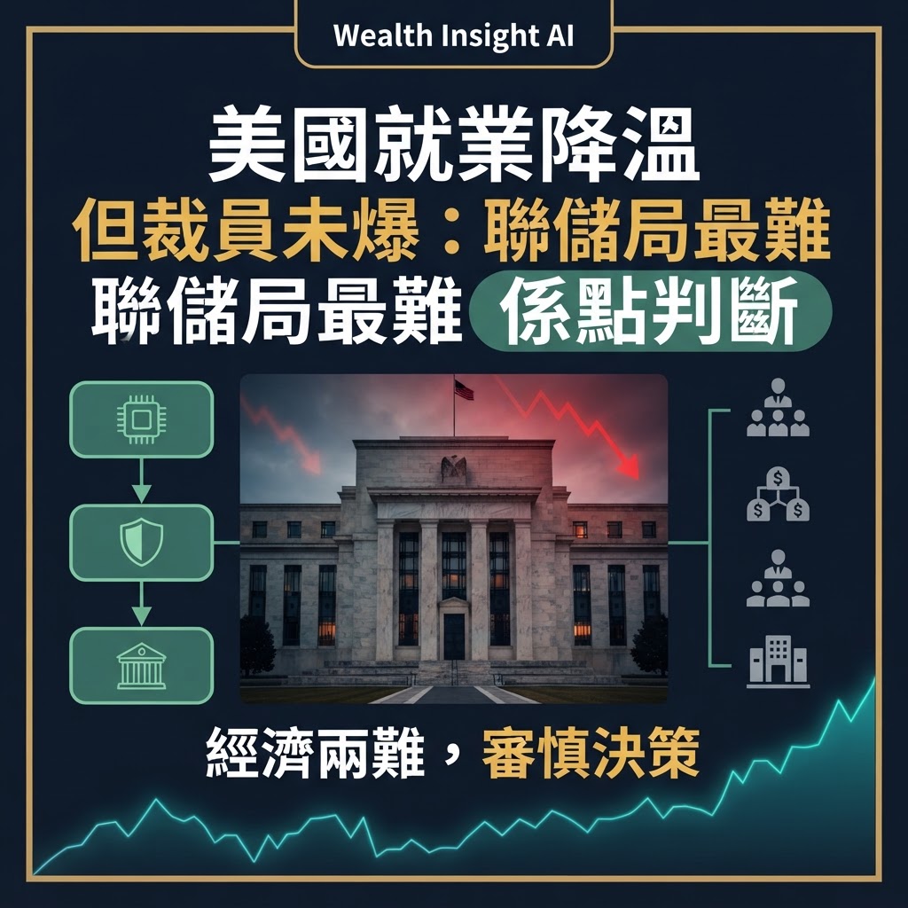 美國就業降溫但裁員未爆：聯儲局最難係點判斷