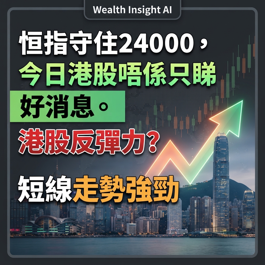 恒指守住24000，今日港股唔係只睇好消息