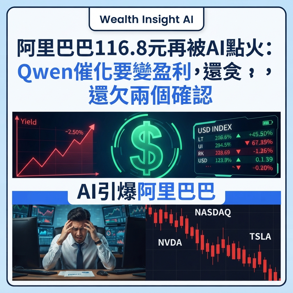 阿里巴巴116.8元再被AI點火：Qwen催化要變盈利，還欠兩個確認