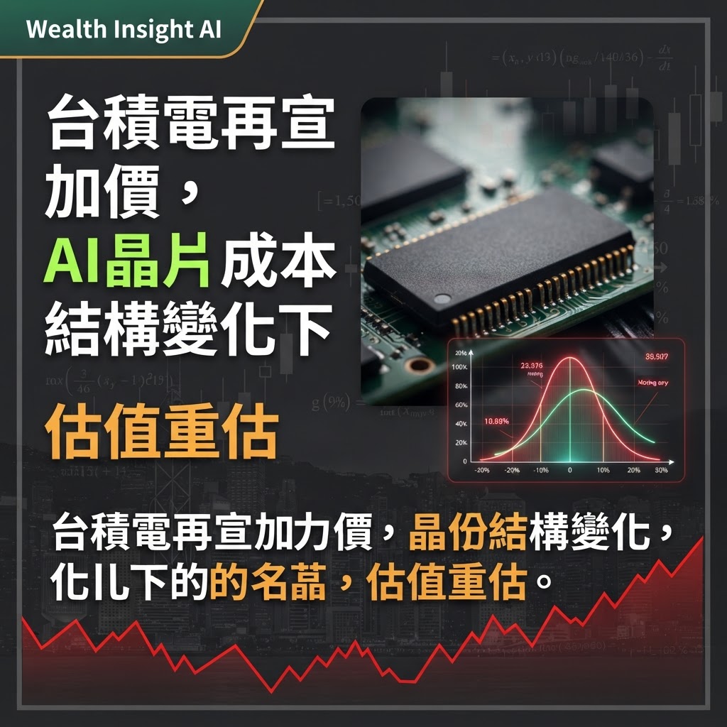 台積電再宣加價，AI晶片成本結構變化下的估值重估
