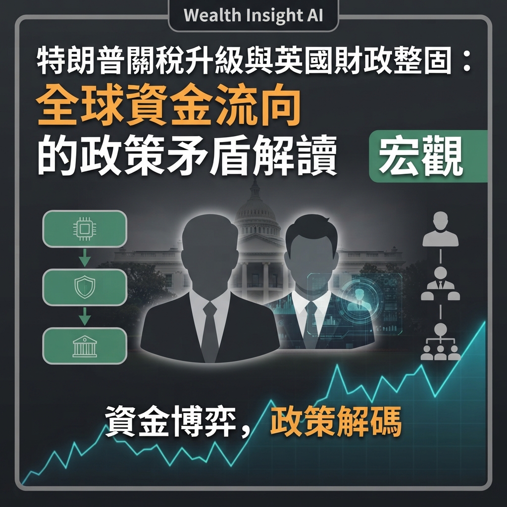 特朗普關稅升級與英國財政整固：全球資金流向的政策矛盾解讀