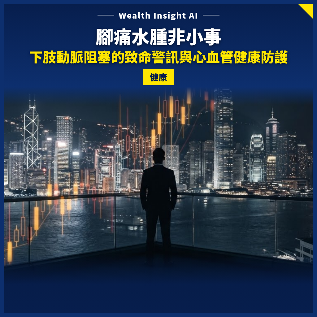 腳痛水腫非小事：下肢動脈阻塞的致命警訊與心血管健康防護