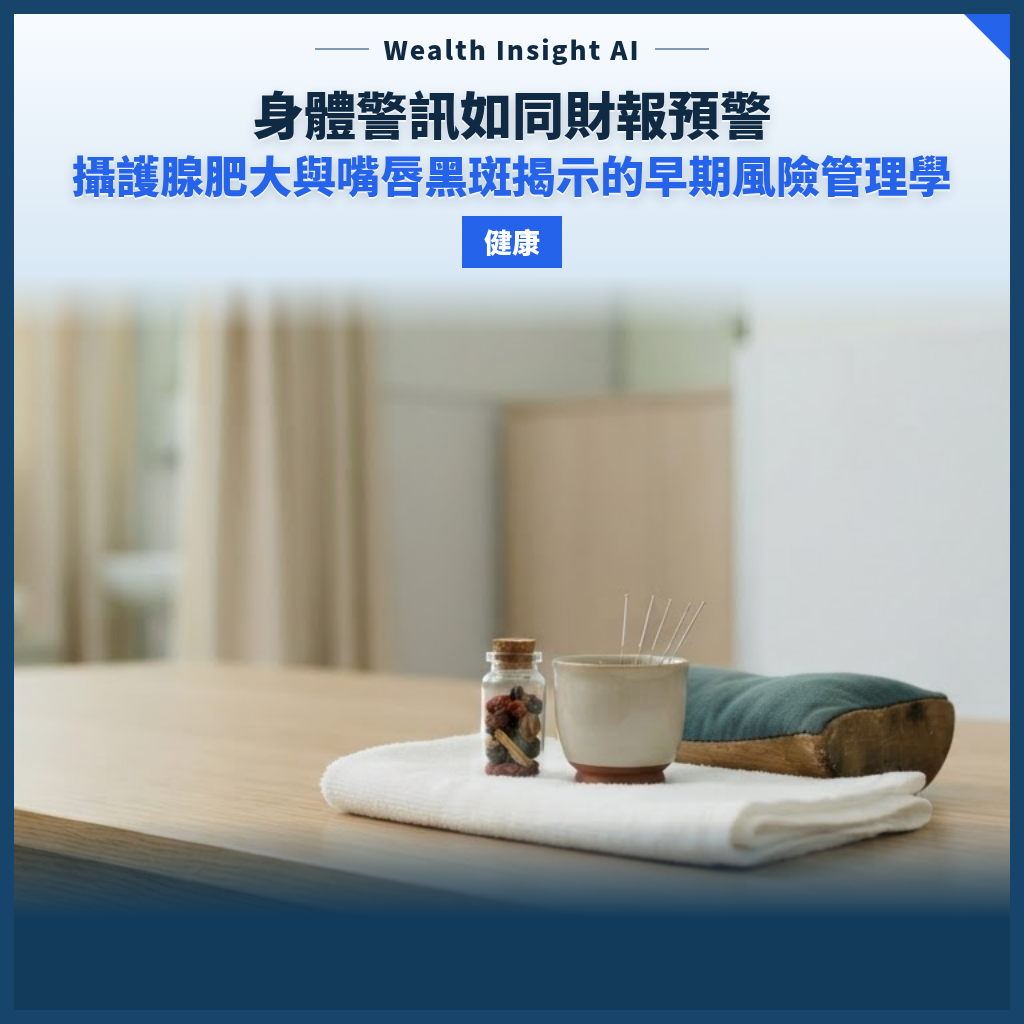 身體警訊如同財報預警：攝護腺肥大與嘴唇黑斑揭示的早期風險管理學