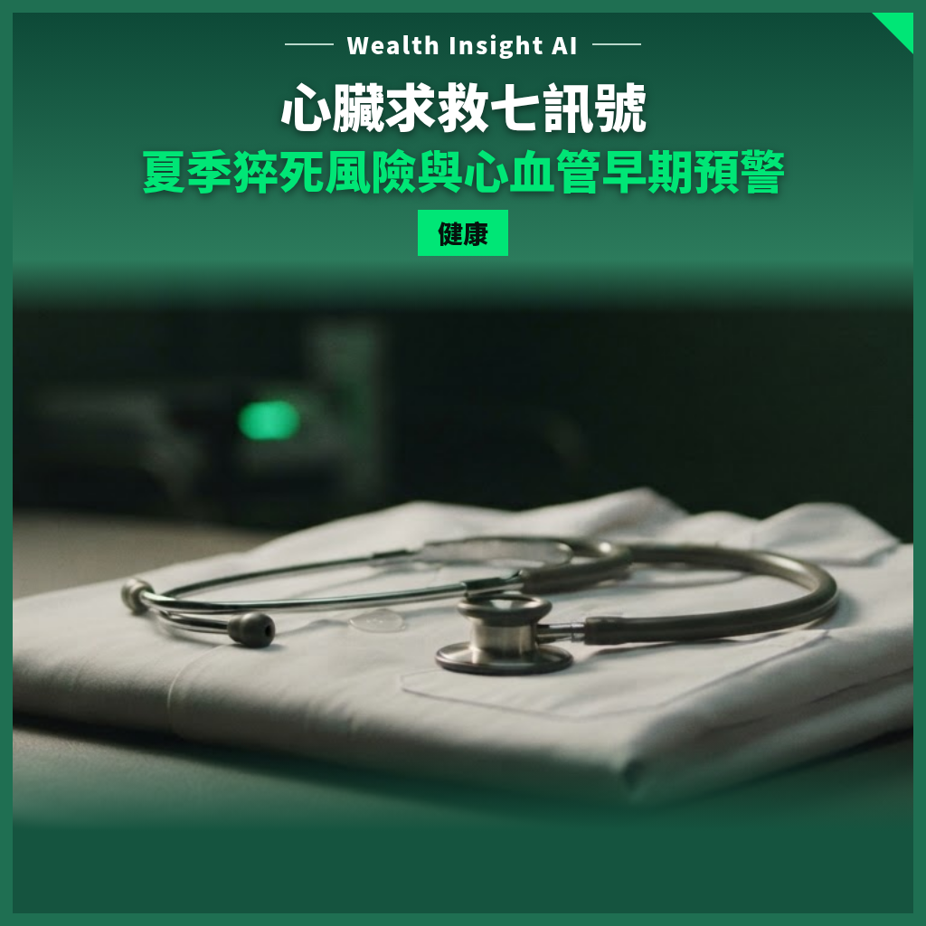 心臟求救七訊號：夏季猝死風險與心血管早期預警