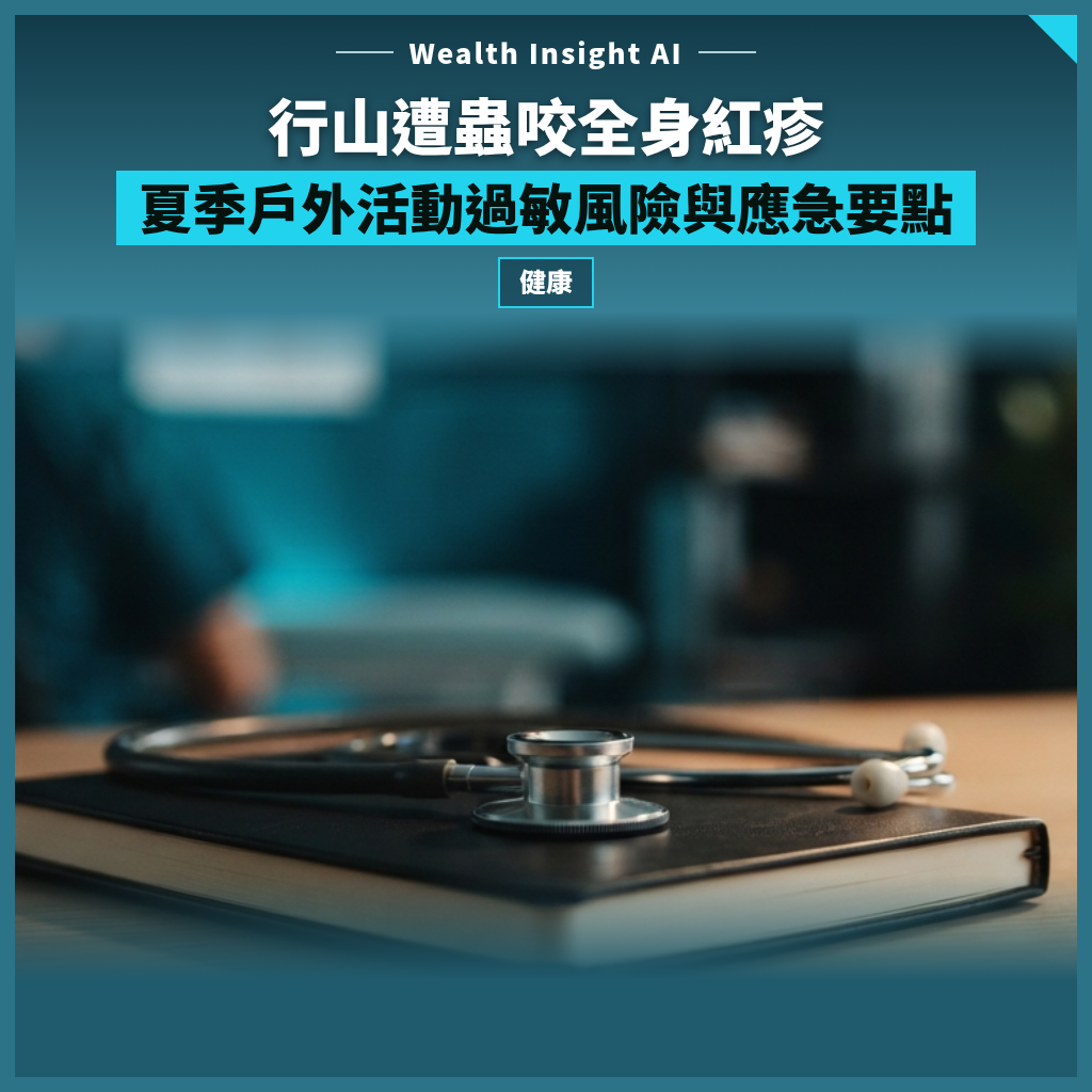 行山遭蟲咬全身紅疹？夏季戶外活動過敏風險與應急要點