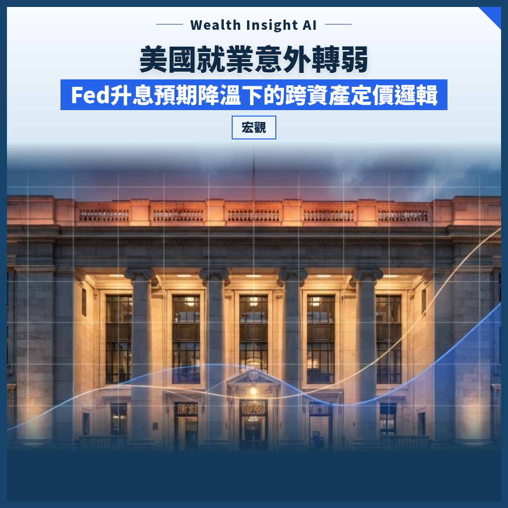 美國就業意外轉弱：Fed升息預期降溫下的跨資產定價邏輯