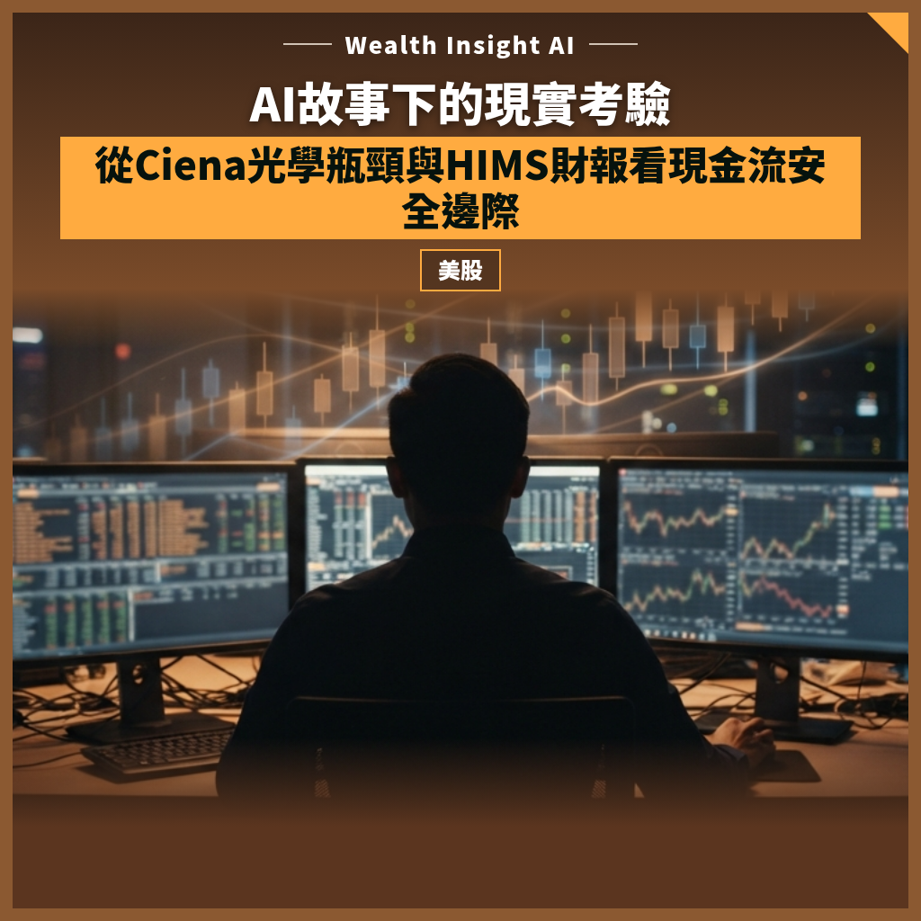 AI故事下的現實考驗：從Ciena光學瓶頸與HIMS財報看現金流安全邊際