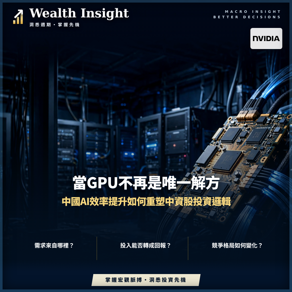 當GPU不再是唯一解方：中國AI效率提升如何重塑中資股投資邏輯